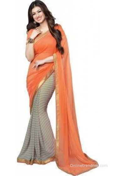 ARYAFASHION Self Design Bollywood Georgette Sari